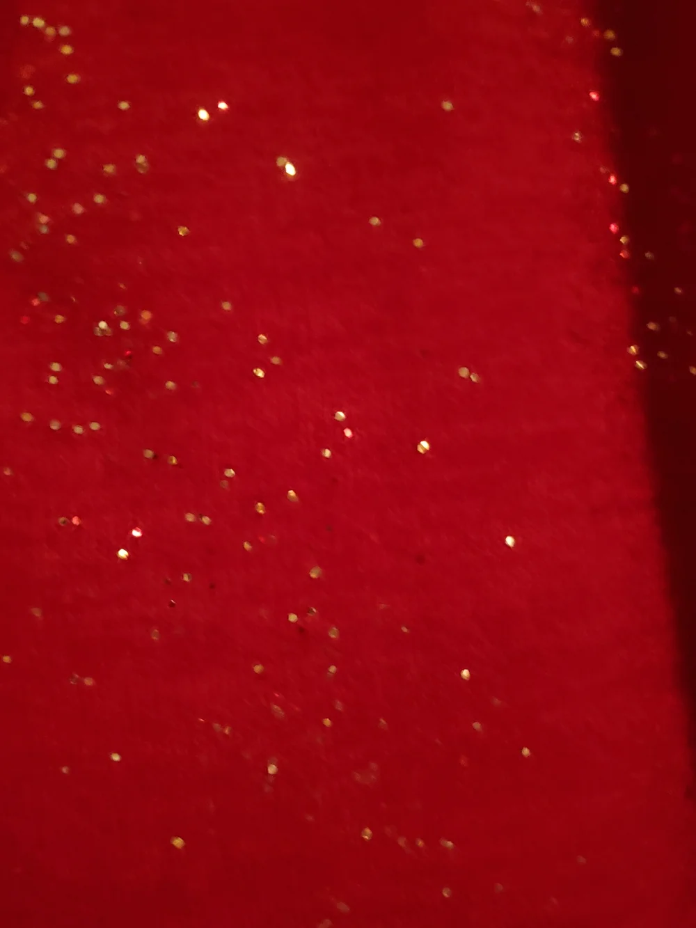 Acting Pro Red Glitter Cutout V-Neck Sweater